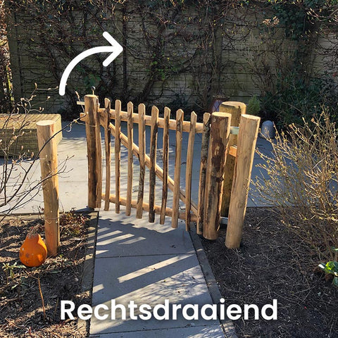 Kastanjehouten Poort - 80 cm. hoog