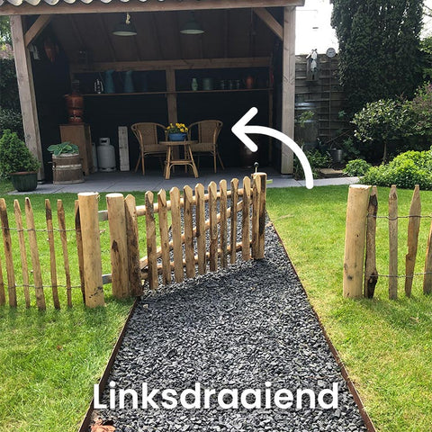 Kastanjehouten Poort - 50 cm. hoog