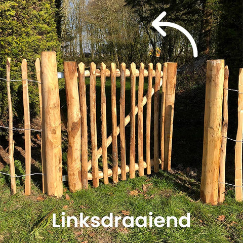 Kastanjehouten Poort - 100 cm. hoog