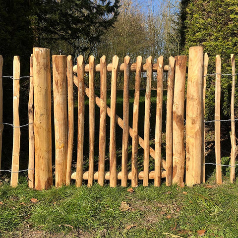 Kastanjehouten Poort - 100 cm. hoog