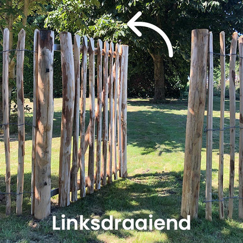 Kastanjehouten Schapenhek Poort - 120 cm. hoog