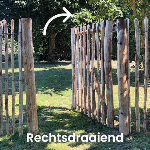 Kastanjehouten Schapenhek Poort - 120 cm. hoog