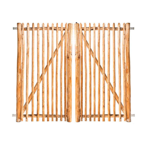 Kastanje Poort - Dubbel - 150 cm. hoog