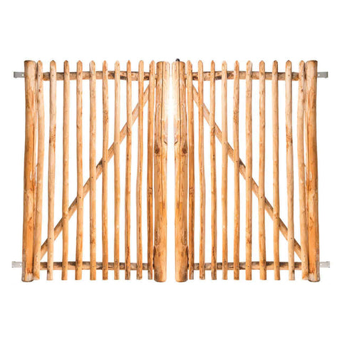 Kastanje Poort - Dubbel - 175 cm. hoog