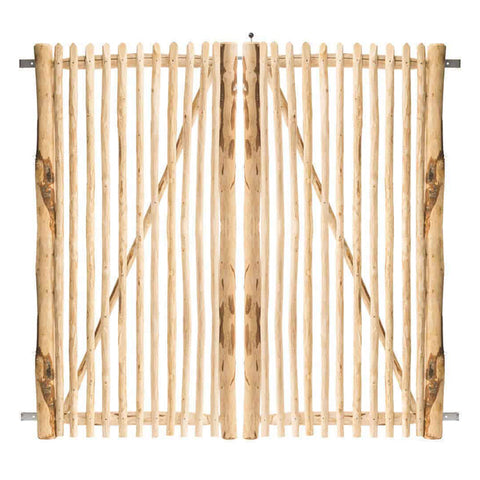Kastanje Poort - Dubbel - 200 cm. hoog