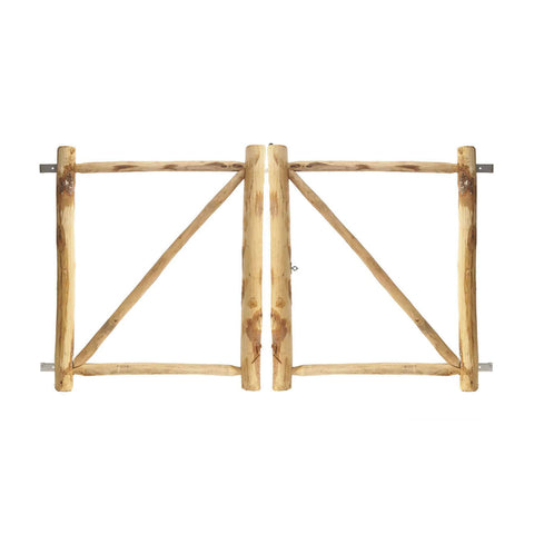 Kastanje Raamwerk Poort - Dubbel - 120 cm. hoog