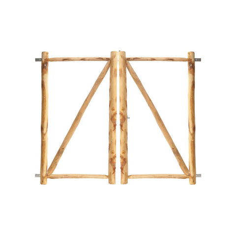 Kastanje Raamwerk Poort - Dubbel - 175 cm. hoog