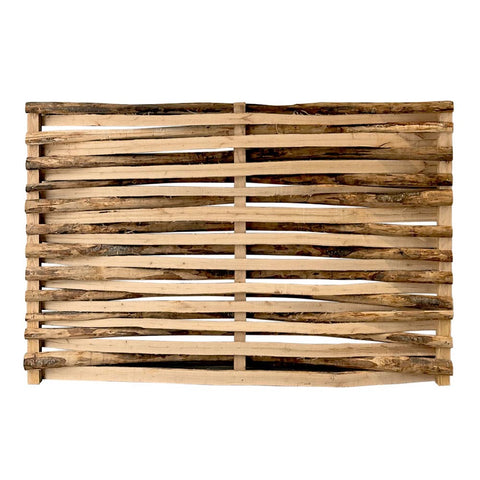 Kastanjehouten Vlechtscherm 120 cm. hoog