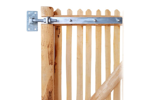 Luxe Kastanjehouten schapenhek poort met slot - 100 cm. hoog